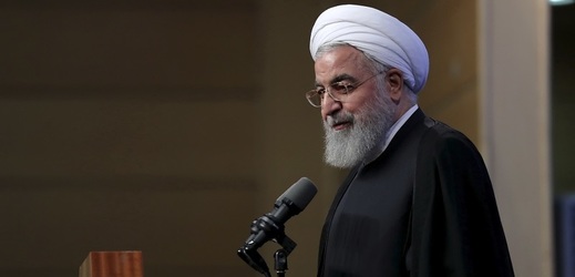 Íránský prezident Hassan Rúhání.