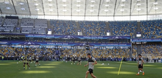 Stadion v Kyjevě už je na finále Ligy mistrů přichystaný.