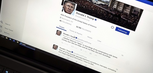 Twitterový profil Donalda Trumpa.