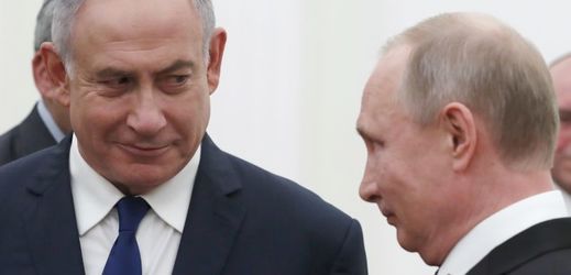 Izraelský premiér Benjamin Netanjahu (vlevo) a ruský prezident Vladimír Putin.