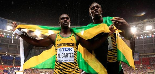 Nesta Carter a Usain Bolt spolu slavili zlato z Pekingu, kvůli Carterově dopingu o něj ale přišli. 