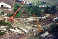 Eschede - největší železniční neštěstí v poválečném Německu.