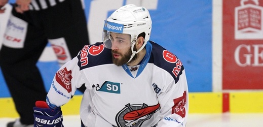 Michal Poletín ještě v dresu Chomutova.