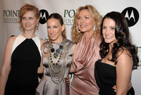 Herečky ze seriálu Sex ve městě: zleva Cynthia Nixonová, Sarah Jessica Parkerová, Kim Cattrallová a Kristin Davisová.