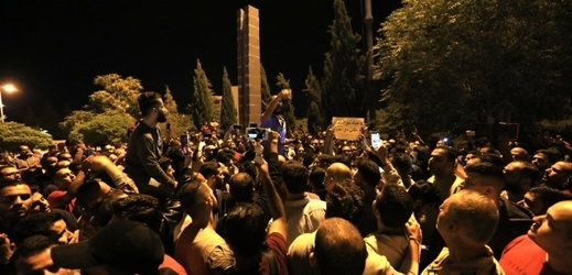 Protest v Jordánsku.