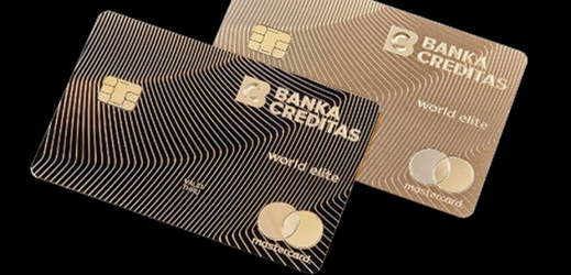Banka Creditas vydává platební kartu ze zlata pod názvem Real Gold.