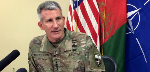 Vrchní velitel amerických a spojeneckých sil v Afghánistánu John Nicholson.