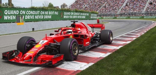 Sebastian Vettel během VC Kanady.