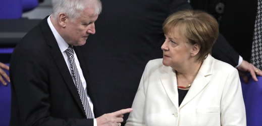Angela Merkelová a Horst Seehofer.