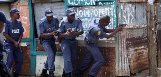 Jihoafrická policie.