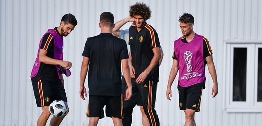 Hráči Belgie se poctivě připravují na úvodní duel na MS.