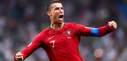 Cristiano Ronaldo vstřelil proti Španělsku hattrick a je nejlepším střelcem dosavadního průběhu mistrovství světa.