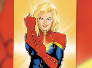 Komiksová verze Captain Marvel.