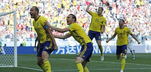 Švédsko porazilo Koreu 1:0.
