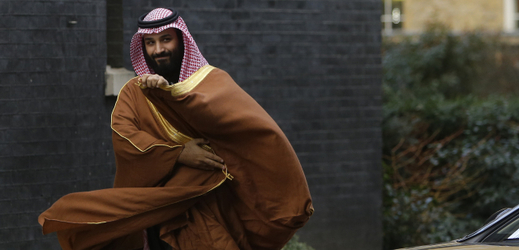 Korunní princ Saúdské Arábie Muhammad bin Salmán. 