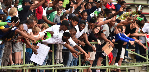 Nigerijští fanoušci. 