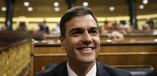 Nový španělský premiér Pedro Sánchez.