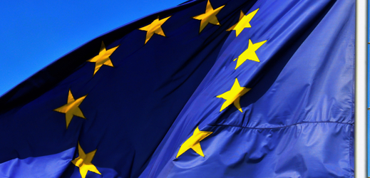 Vlajka Evropské Unie. 