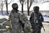 Ukrajinští vojáci. 