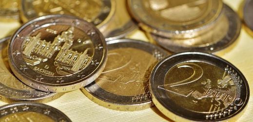 Euro mince.