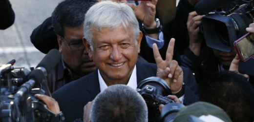 Bývalý starosta metropole Mexika Andrés Manuel López Obrador. 