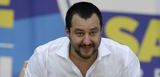 Lídr italské protiimigrační a euroskeptické Ligy Matteo Salvini.
