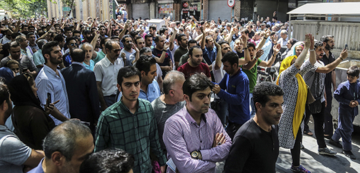 Demonstrace v Íránu.