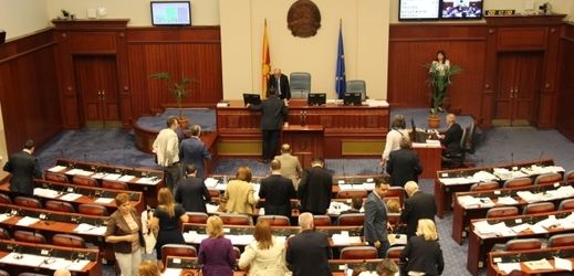 Makedonský parlament. (Ilustrační foto).