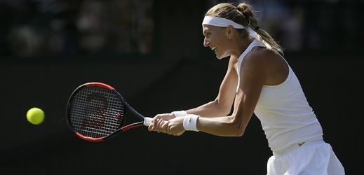 Česká tenistka Petra Kvitová během neúspěšného Wimbledonu.