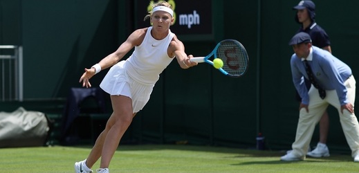  Lucie Šafářová s Američankou Bethanií Mattekovou-Sandsovou postoupily do čtvrtfinále Wimbledonu.