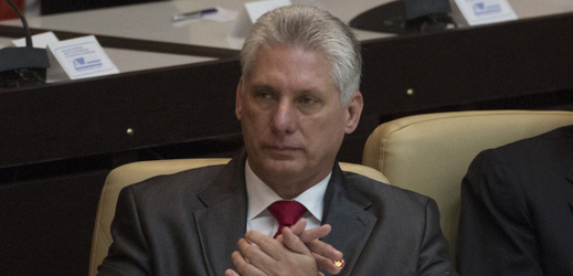 Kubánský prezident Miguel Díaz-Canela.