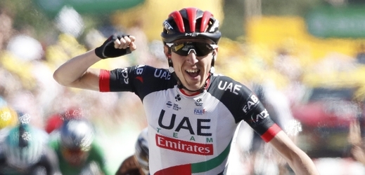Irský vítěz šesté etapy Tour de France Daniel Martin. 
