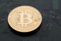 Zavedená virtuální měna Bitcoin. 