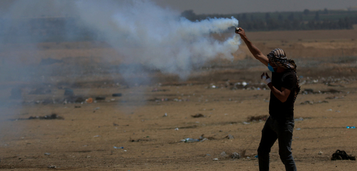 Protestující v Pásmu Gazy (Ilustrační foto).