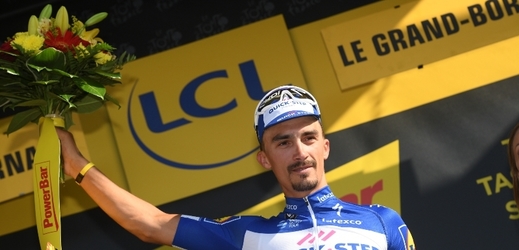Vítěz další etapy Tour de France Francouz Alaphilippe.