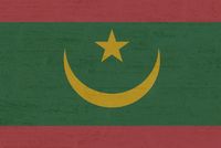 Vlajka Mauritánie.