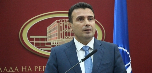 Premiér Makedonie Zoran Zaev. 
