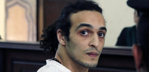 Jeden z obžalovaných, egyptský fotoreportér Mahmúd abú Zajd.
