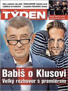 Titulní strana TÝDNE č 33/2018.