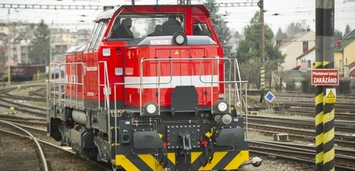 Posunovací lokomotiva společnosti CZ Loko. 
