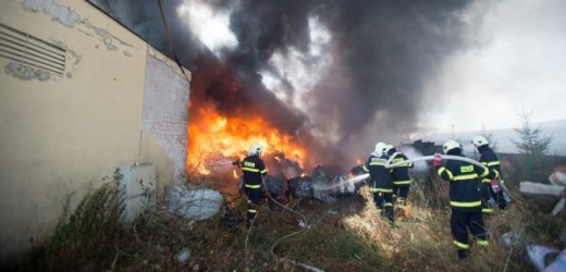 Zásah hasičů v Kutné Hoře.