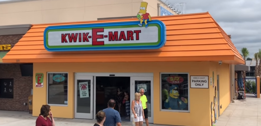 Obchod Kwik-E-Mart ze seriálu Simpsonovi. 