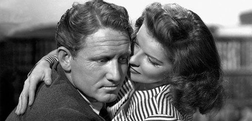Spencer Tracy a Katharine Hepburn.