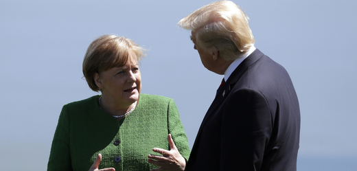 Angela Merkelová a Donald Trump (ilustrační foto).