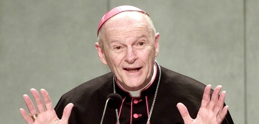 Vysoký představitel americké katolické církve, kardinál Theodore McCarrick.
