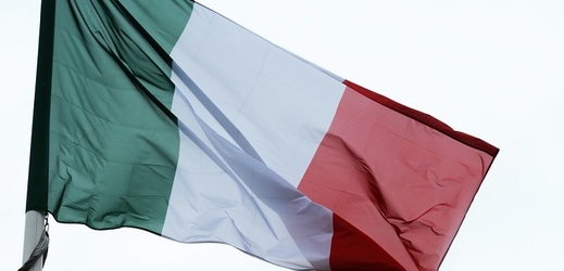Vlajka Itálie.
