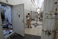Libyjské vězení v Tripolisu.