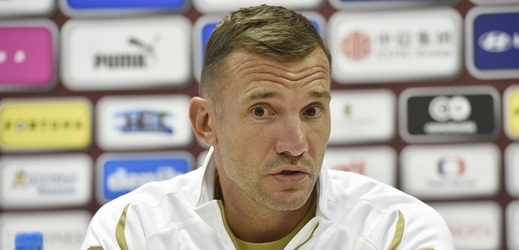 Trenér ukrajinské fotbalové reprezentace Andrej Ševčenko.