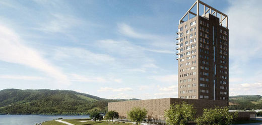 V Norsku vzniká nejvyšší dřevěná budova světa.
