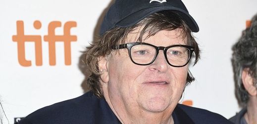 Americký režisér Michael Moore.